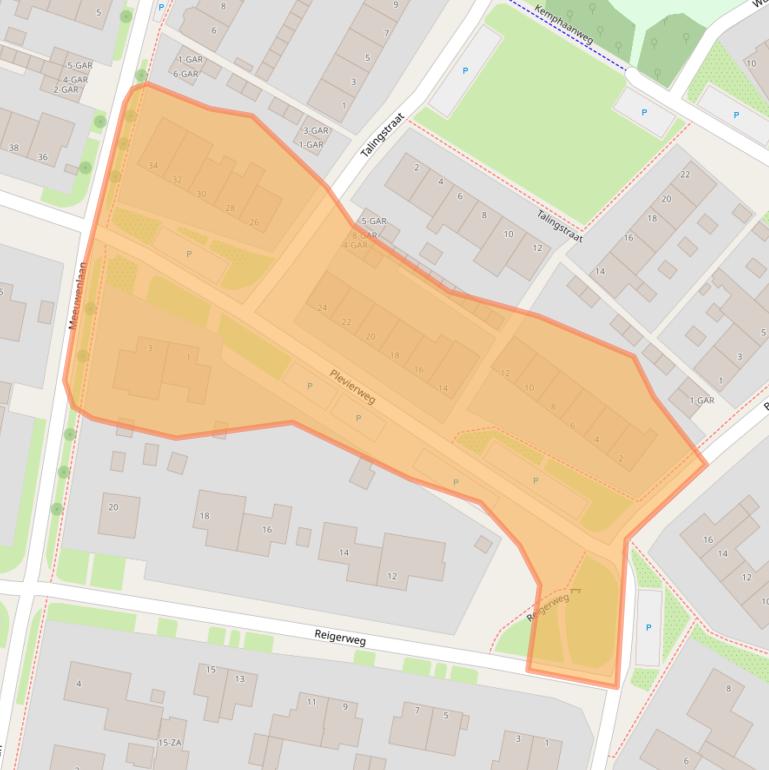 Kaart van postcodegebied 1873HS.