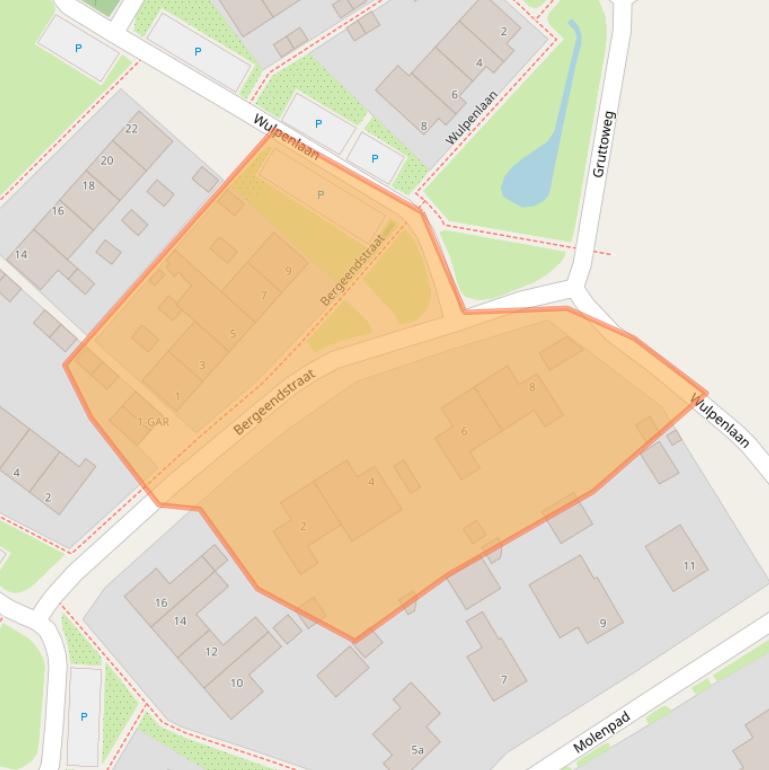 Kaart van postcodegebied 1873HX.