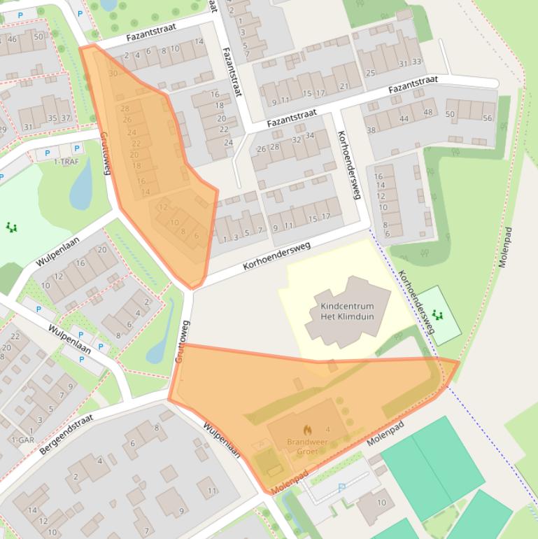 Kaart van postcodegebied 1873JC.