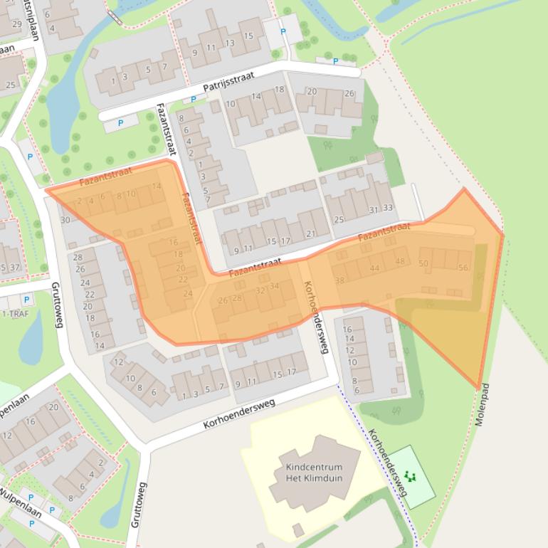 Kaart van postcodegebied 1873JK.