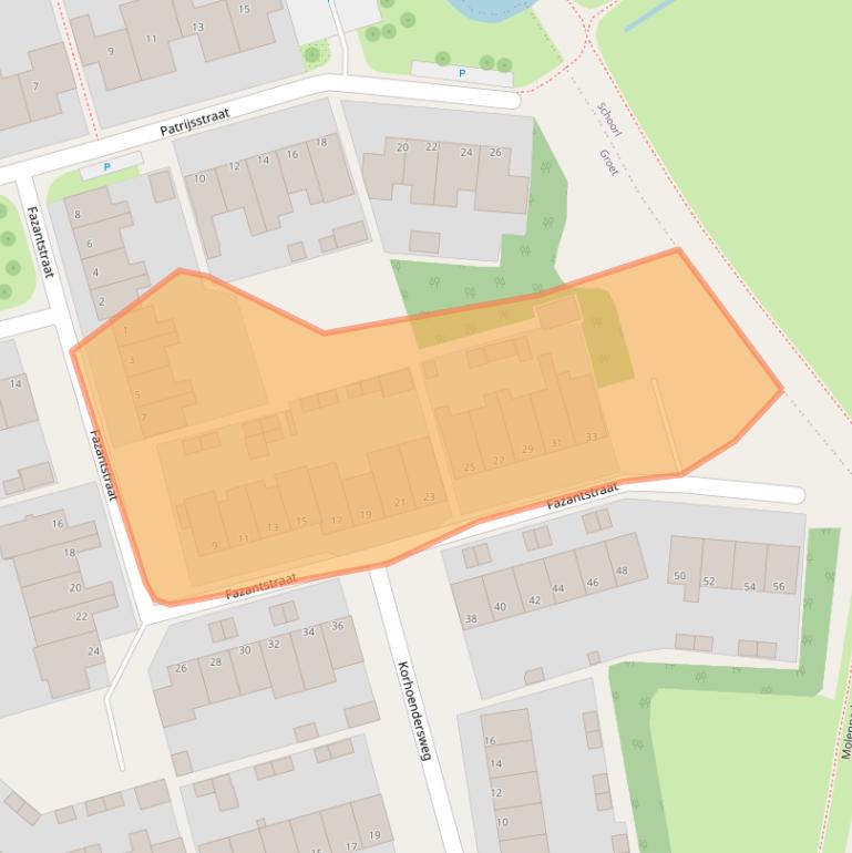 Kaart van postcodegebied 1873JL.