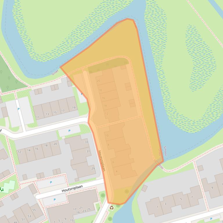 Kaart van postcodegebied 1873JS.