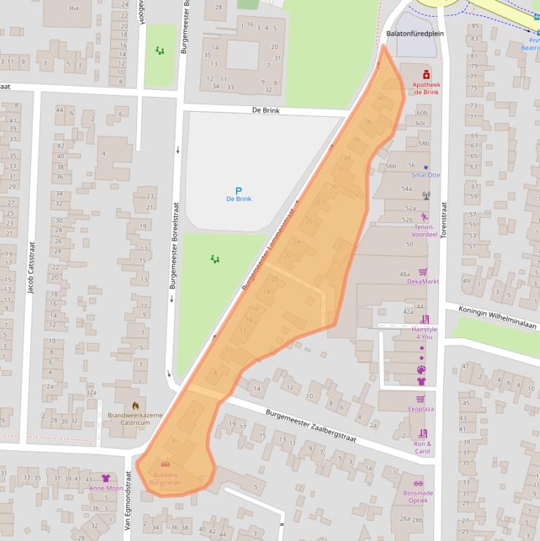 Kaart van postcodegebied 1901BG.