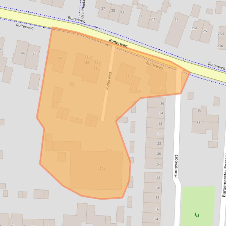 Kaart van postcodegebied 1901BK.