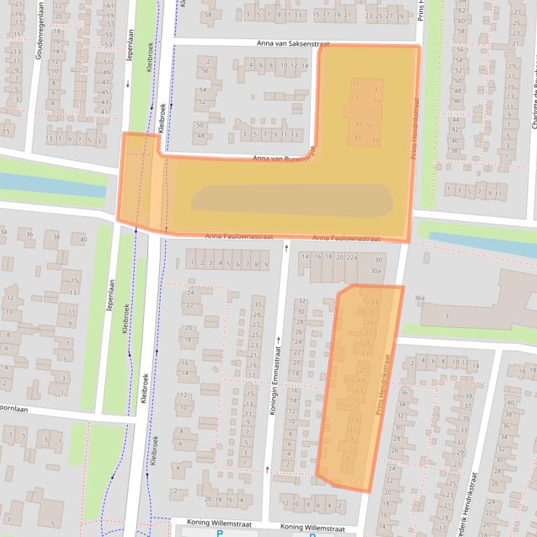 Kaart van postcodegebied 1901CB.