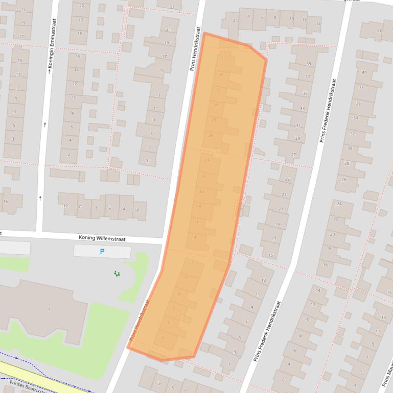 Kaart van postcodegebied 1901CC.