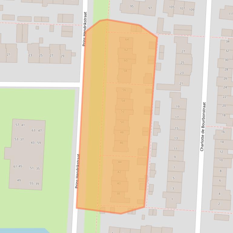 Kaart van postcodegebied 1901CD.