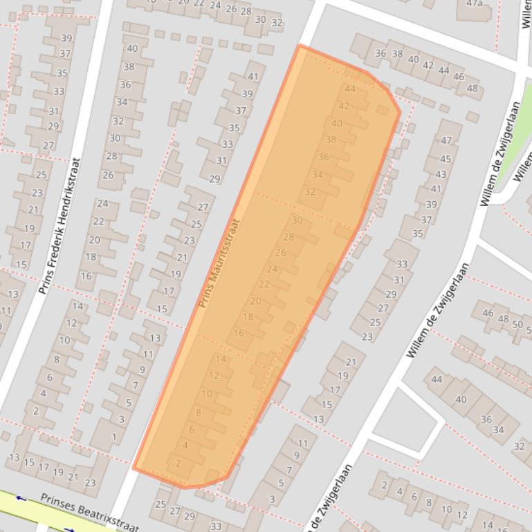 Kaart van postcodegebied 1901CM.