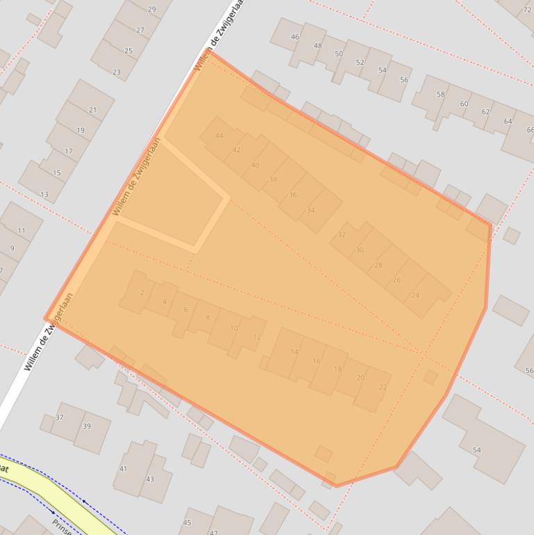 Kaart van postcodegebied 1901CR.