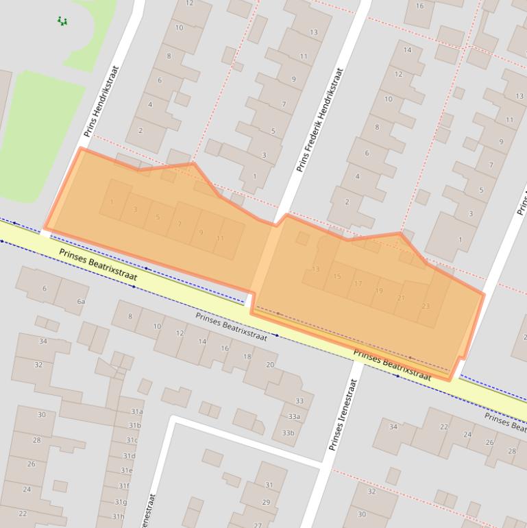Kaart van postcodegebied 1901CV.