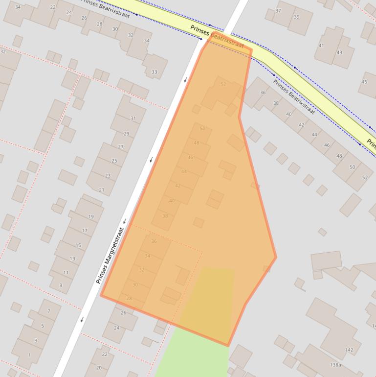 Kaart van postcodegebied 1901DG.