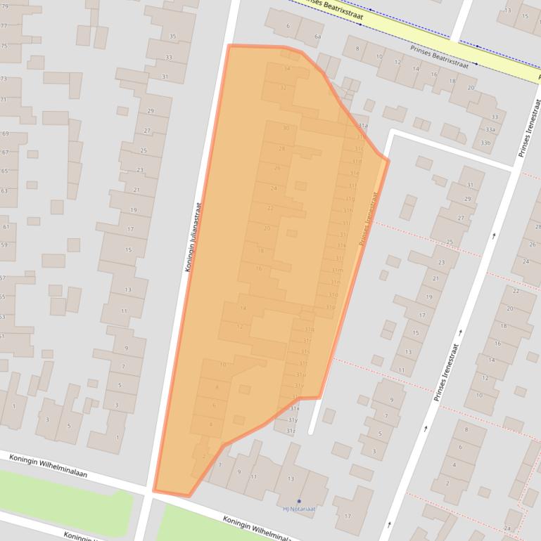 Kaart van postcodegebied 1901DL.