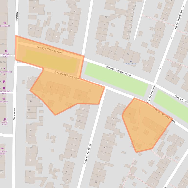 Kaart van postcodegebied 1901DN.