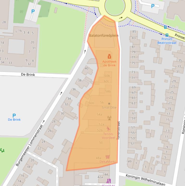 Kaart van postcodegebied 1901EG.