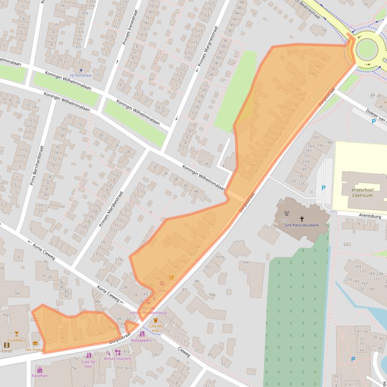 Kaart van postcodegebied 1901EN.