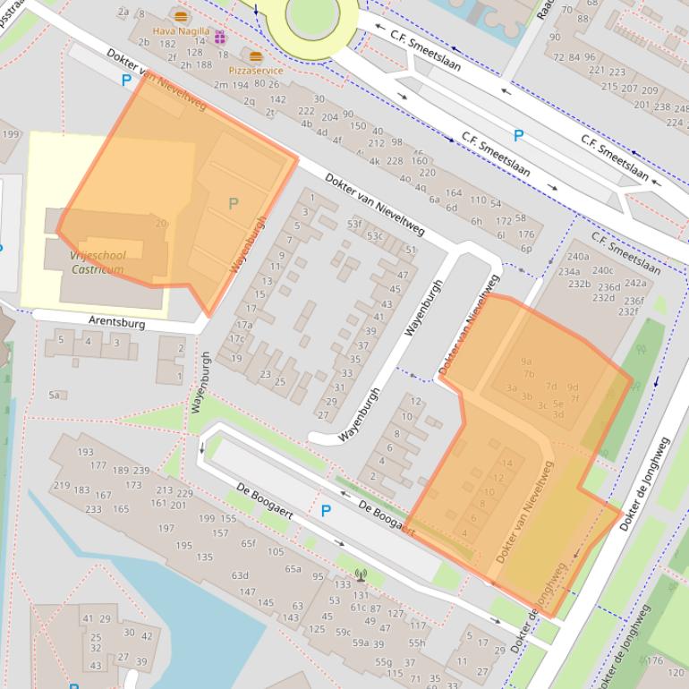 Kaart van postcodegebied 1901GD.