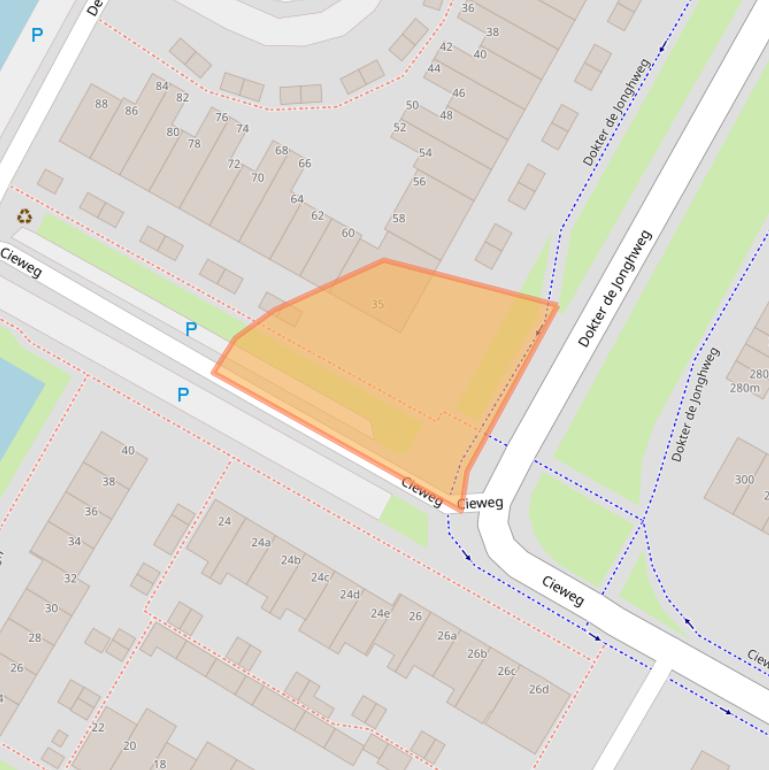 Kaart van postcodegebied 1901GG.