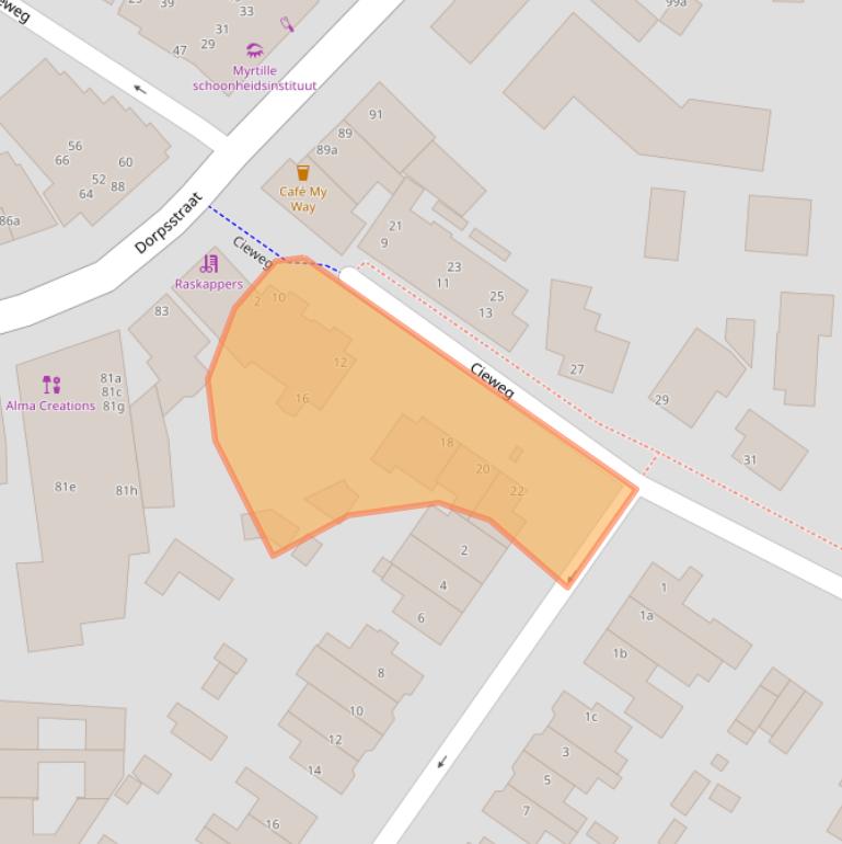 Kaart van postcodegebied 1901GH.