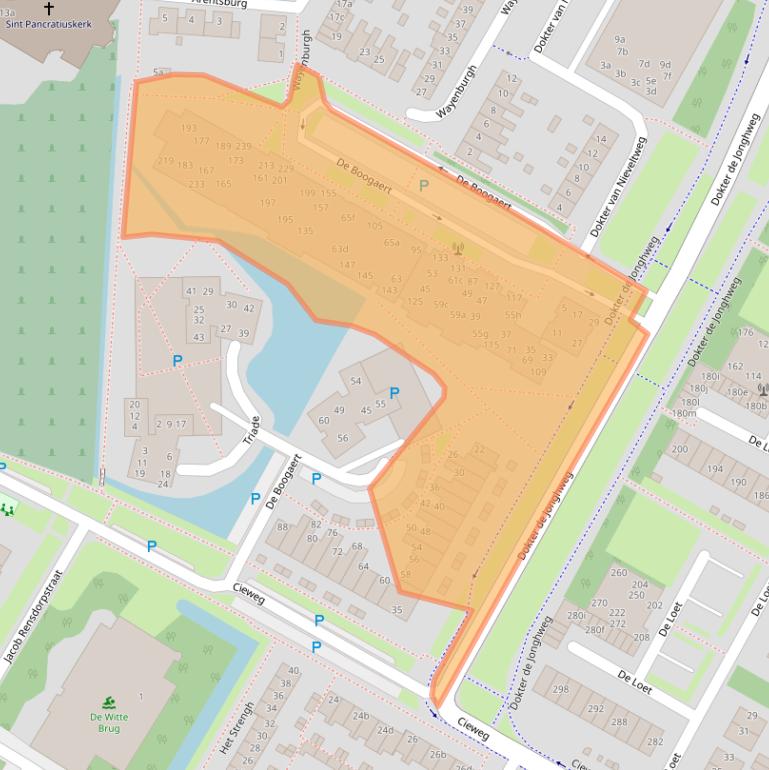 Kaart van postcodegebied 1901GP.