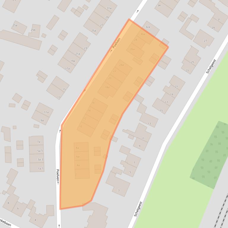 Kaart van postcodegebied 1901HG.