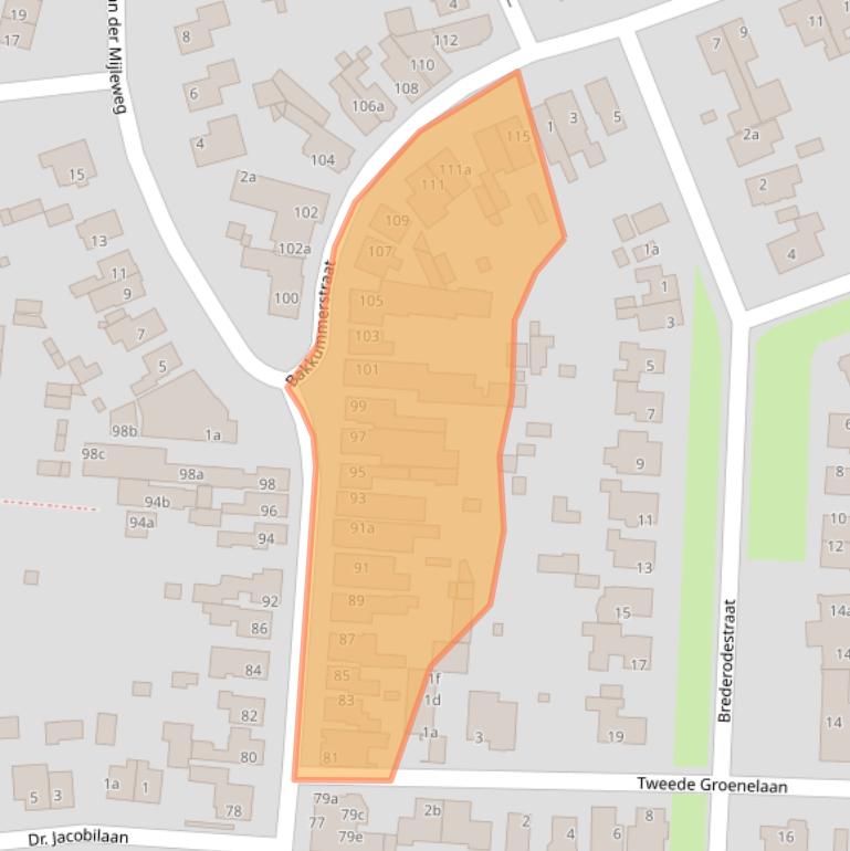 Kaart van postcodegebied 1901HL.