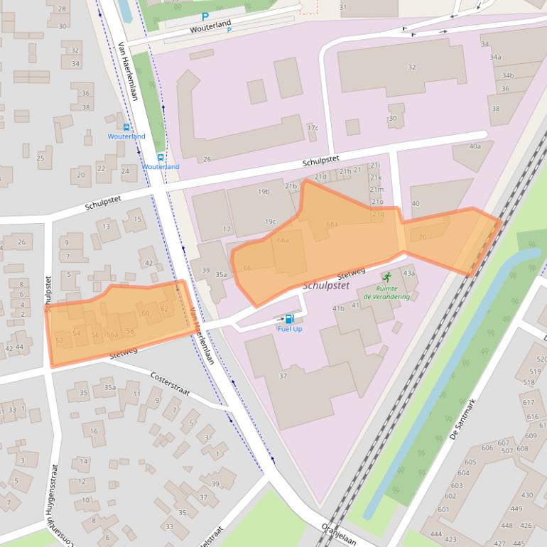 Kaart van postcodegebied 1901JG.