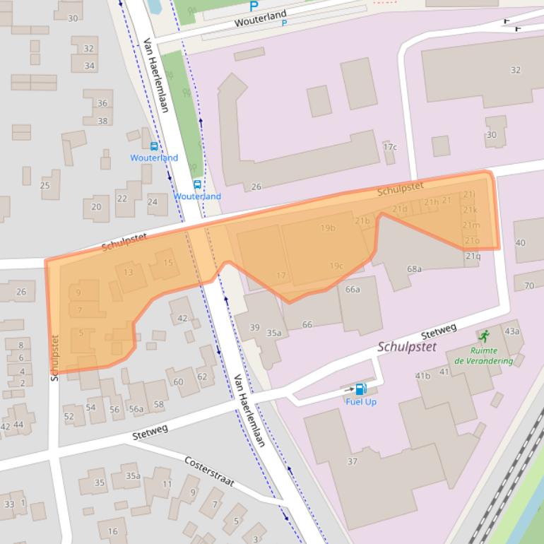 Kaart van postcodegebied 1901JH.