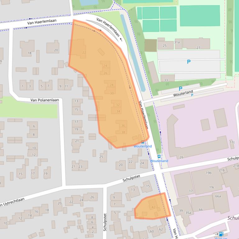 Kaart van postcodegebied 1901JP.