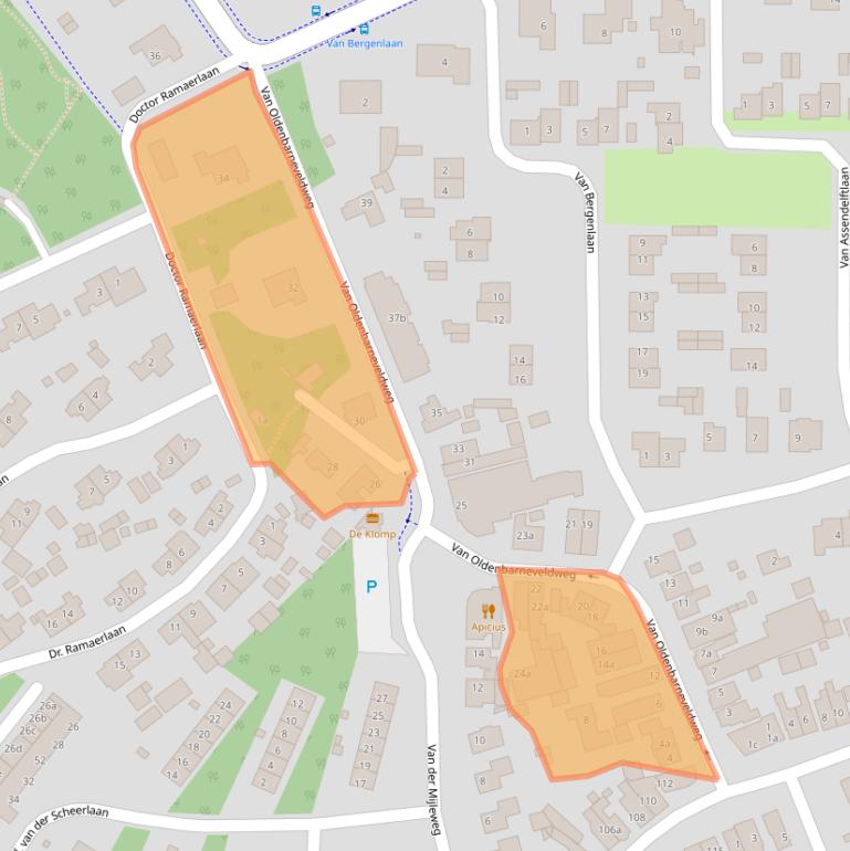 Kaart van postcodegebied 1901KB.