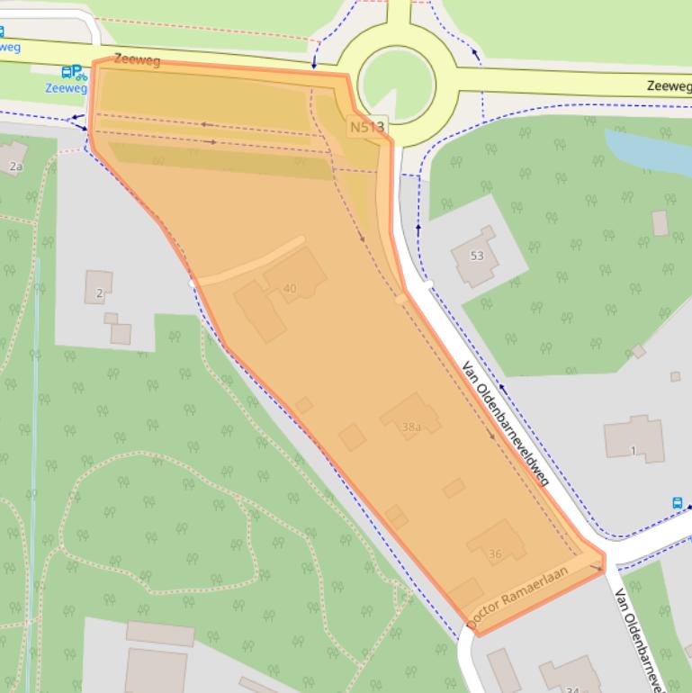 Kaart van postcodegebied 1901KC.