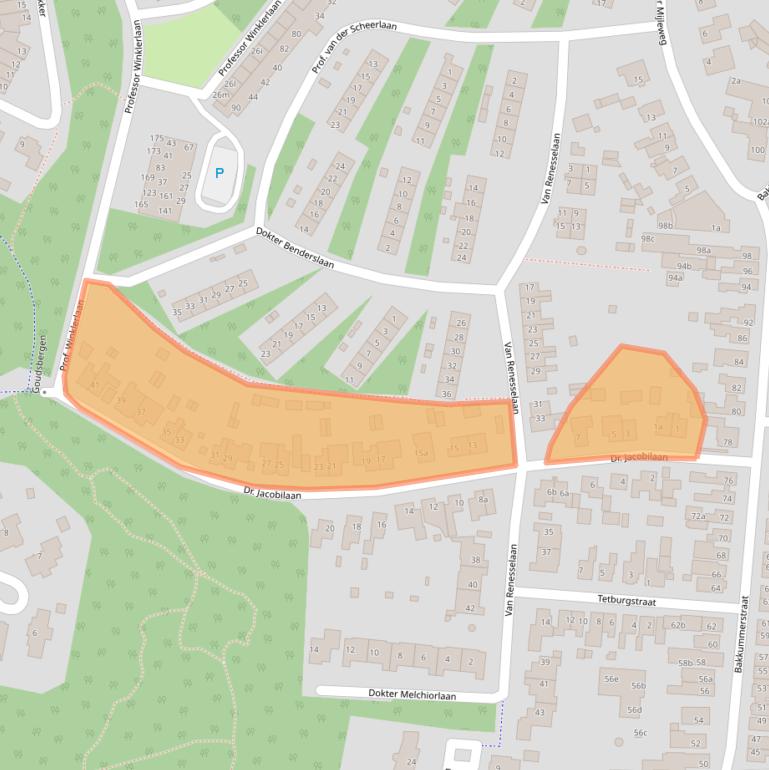Kaart van postcodegebied 1901KG.
