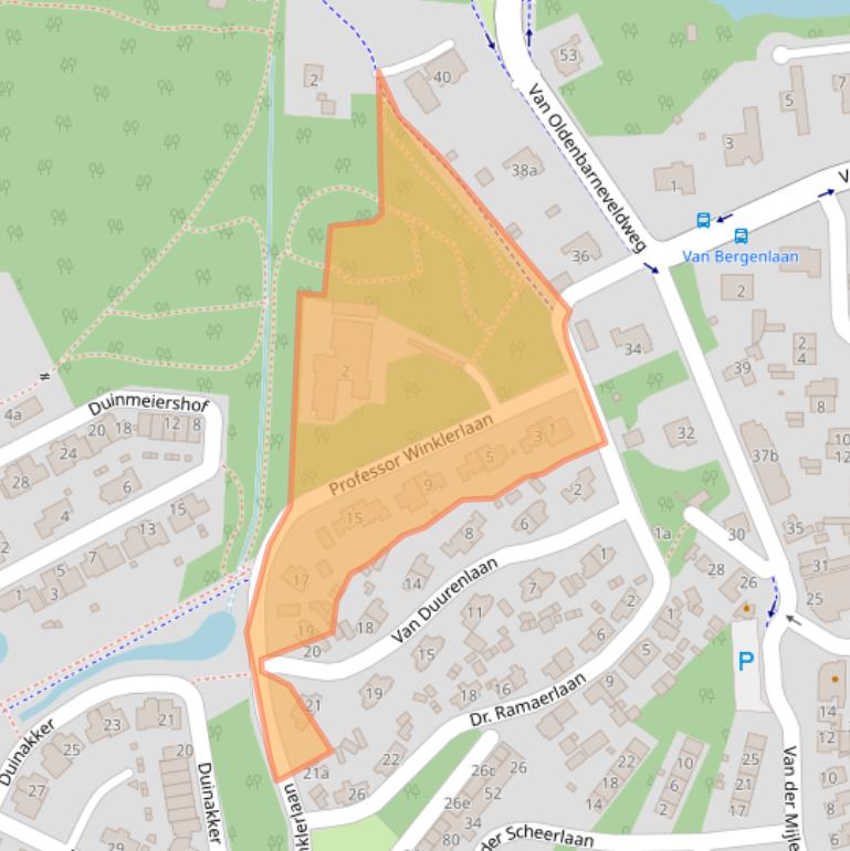Kaart van postcodegebied 1901KS.