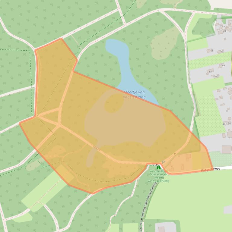 Kaart van postcodegebied 1901MG.