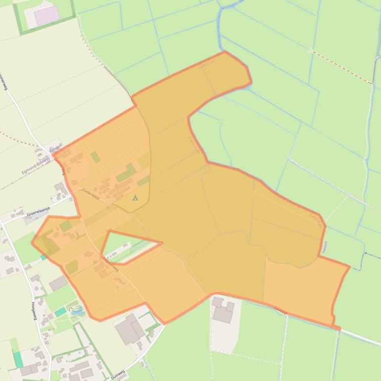 Kaart van postcodegebied 1901MR.