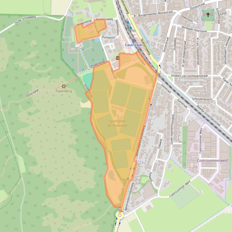 Kaart van postcodegebied 1901NN.