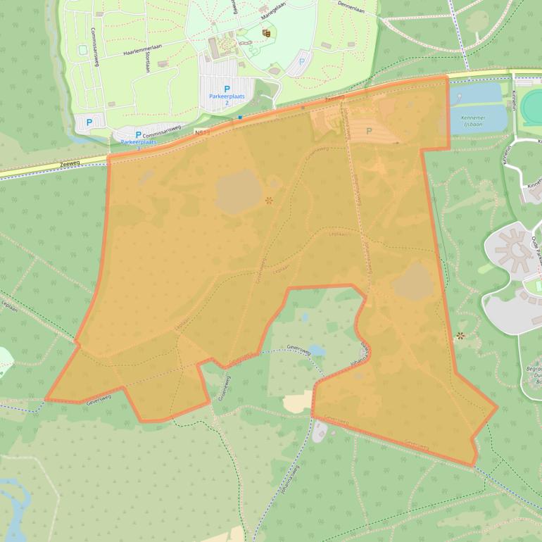 Kaart van postcodegebied 1901NX.