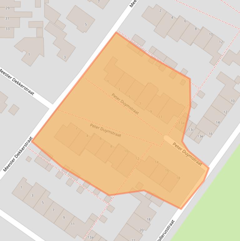 Kaart van postcodegebied 1901PW.