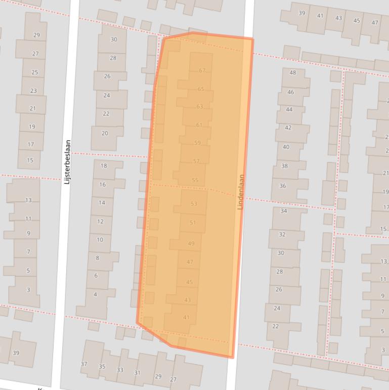 Kaart van postcodegebied 1901SH.