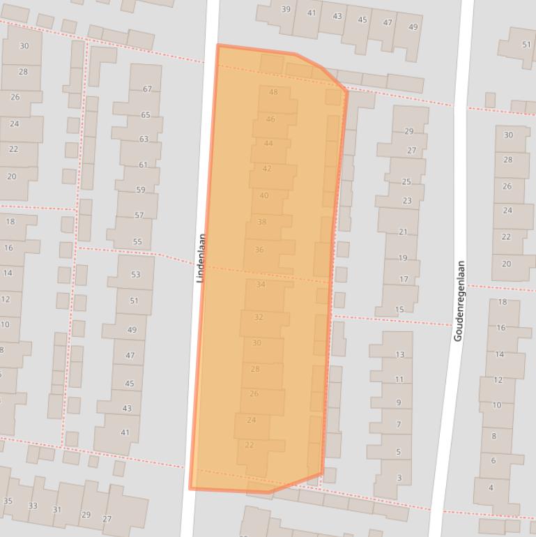 Kaart van postcodegebied 1901SK.