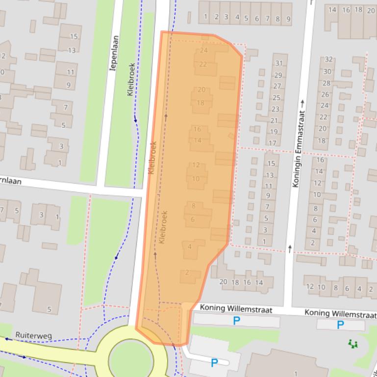 Kaart van postcodegebied 1901SX.