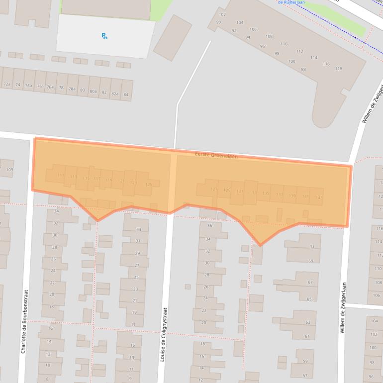 Kaart van postcodegebied 1901TC.