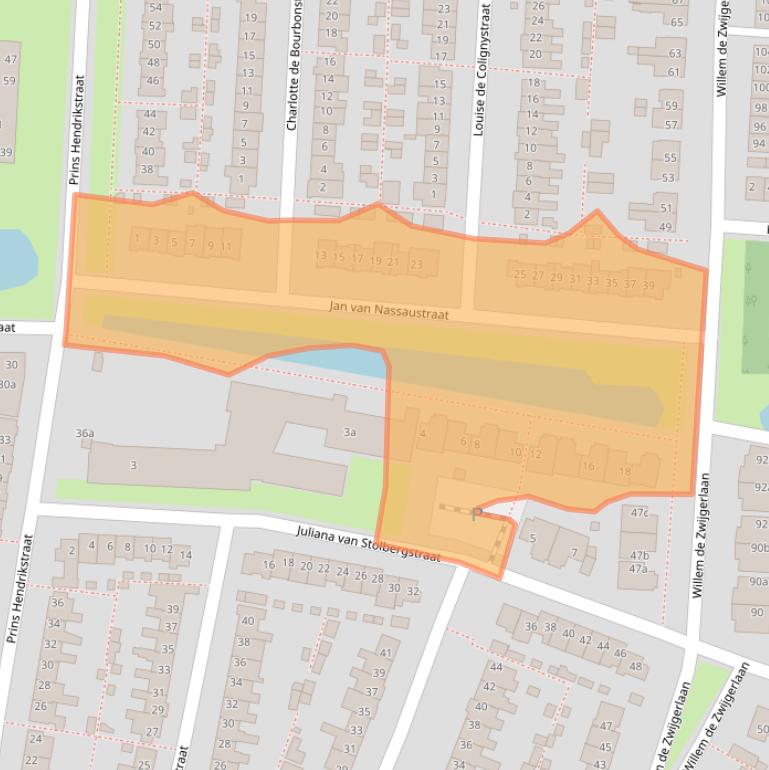 Kaart van postcodegebied 1901TJ.