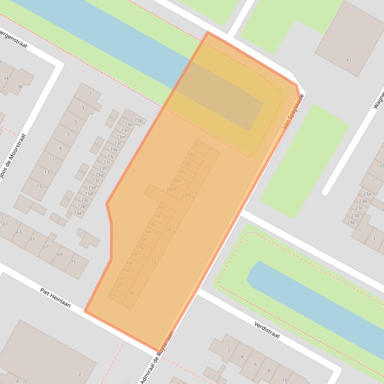 Kaart van postcodegebied 1901VV.