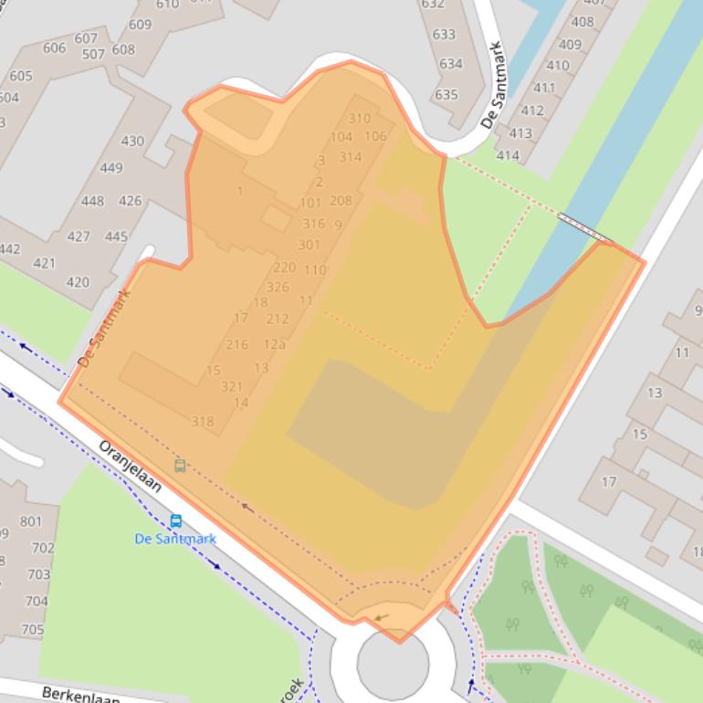 Kaart van postcodegebied 1901WZ.