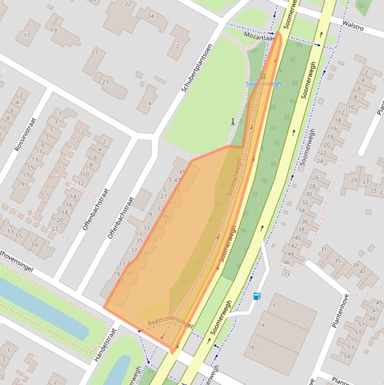 Kaart van postcodegebied 1901XM.