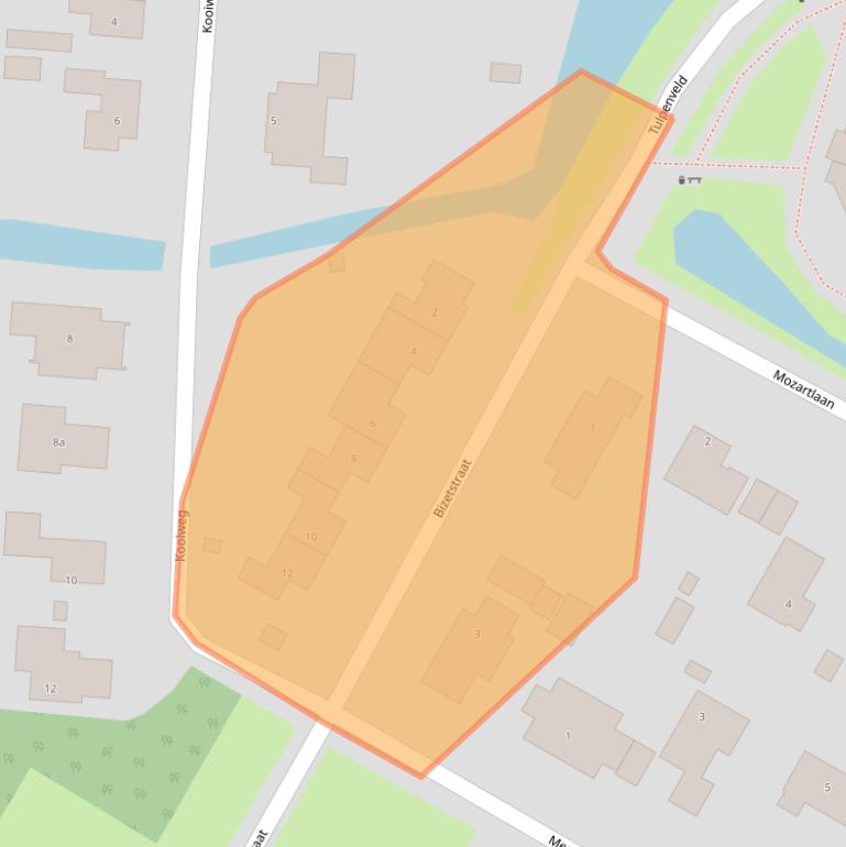 Kaart van postcodegebied 1901XR.