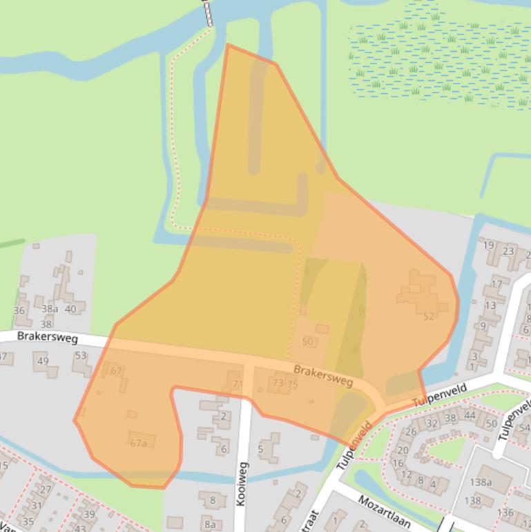 Kaart van postcodegebied 1901XZ.