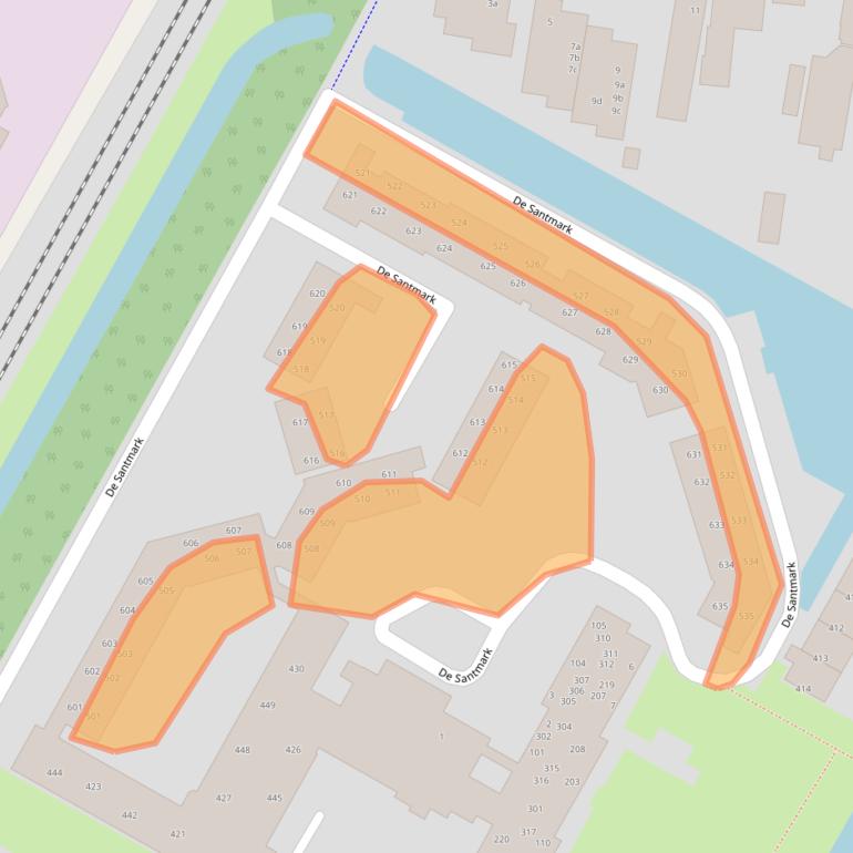 Kaart van postcodegebied 1901ZB.