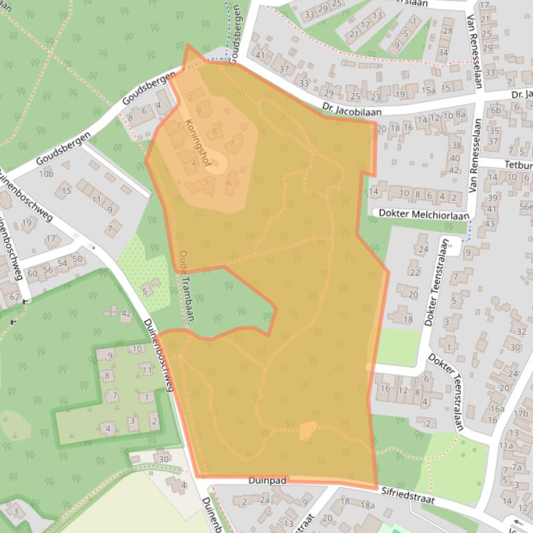 Kaart van postcodegebied 1901ZN.