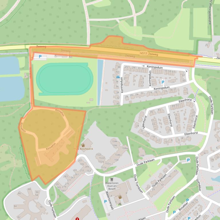 Kaart van postcodegebied 1901ZP.